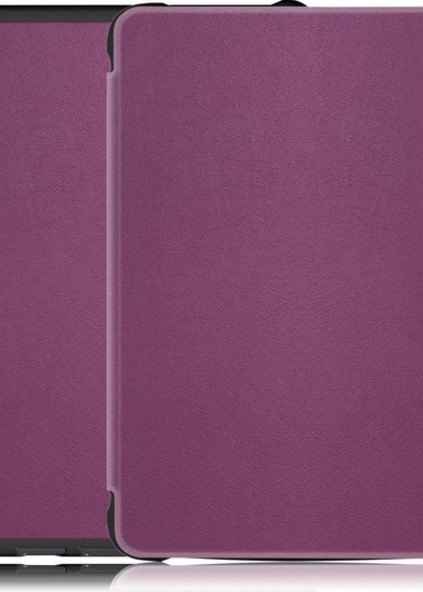BTH Hoesje Geschikt voor Kobo Clara HD Hoesje Luxe Bescherm Case - Hoes Geschikt voor Kobo Clara HD Hoes Book Cover - Paars