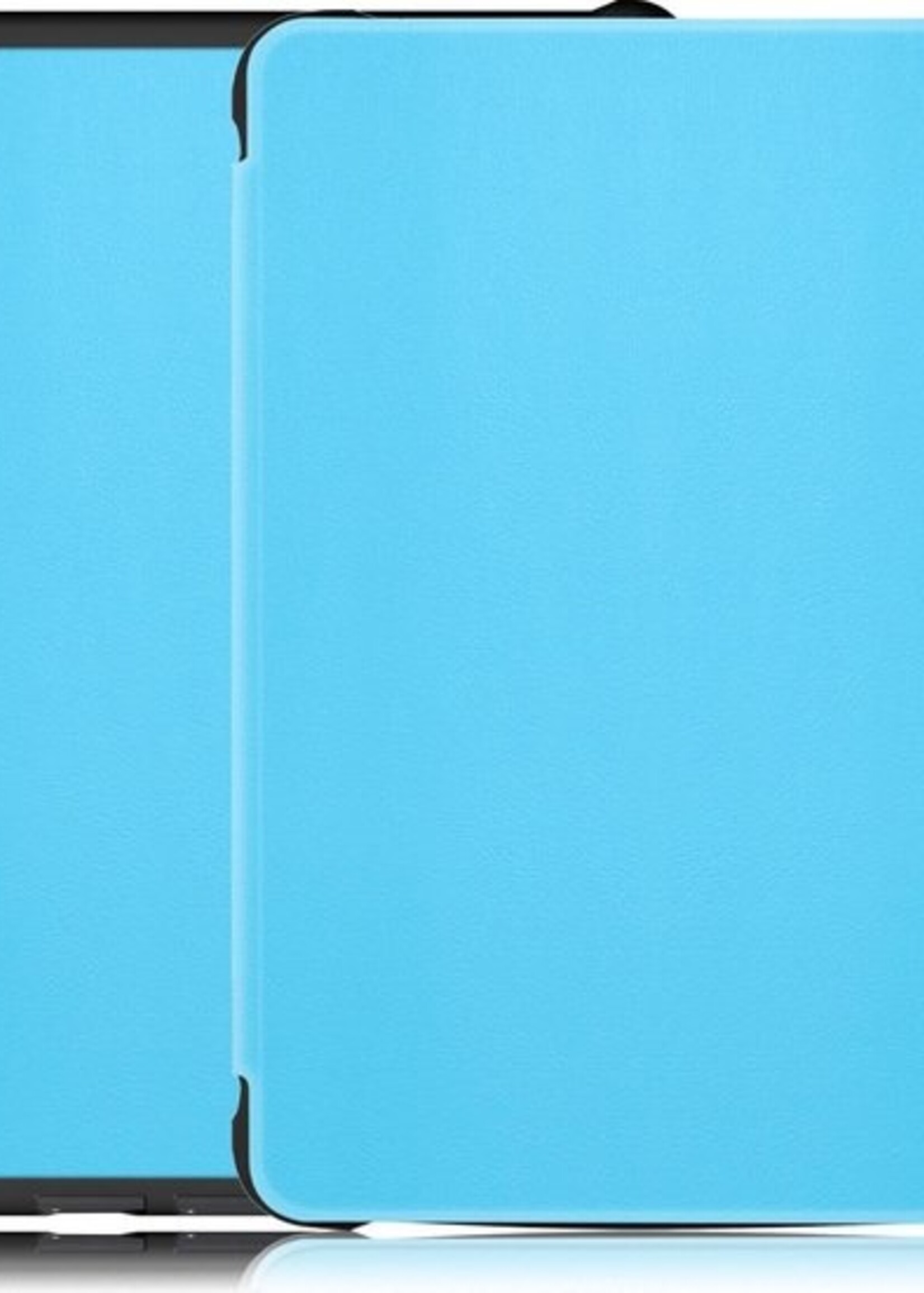 BTH Hoesje Geschikt voor Kobo Clara HD Hoesje Luxe Bescherm Case - Hoes Geschikt voor Kobo Clara HD Hoes Book Cover - Blauw