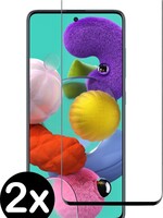 BTH BTH 2x Samsung Galaxy A51 Screenprotector Full Screen Cover