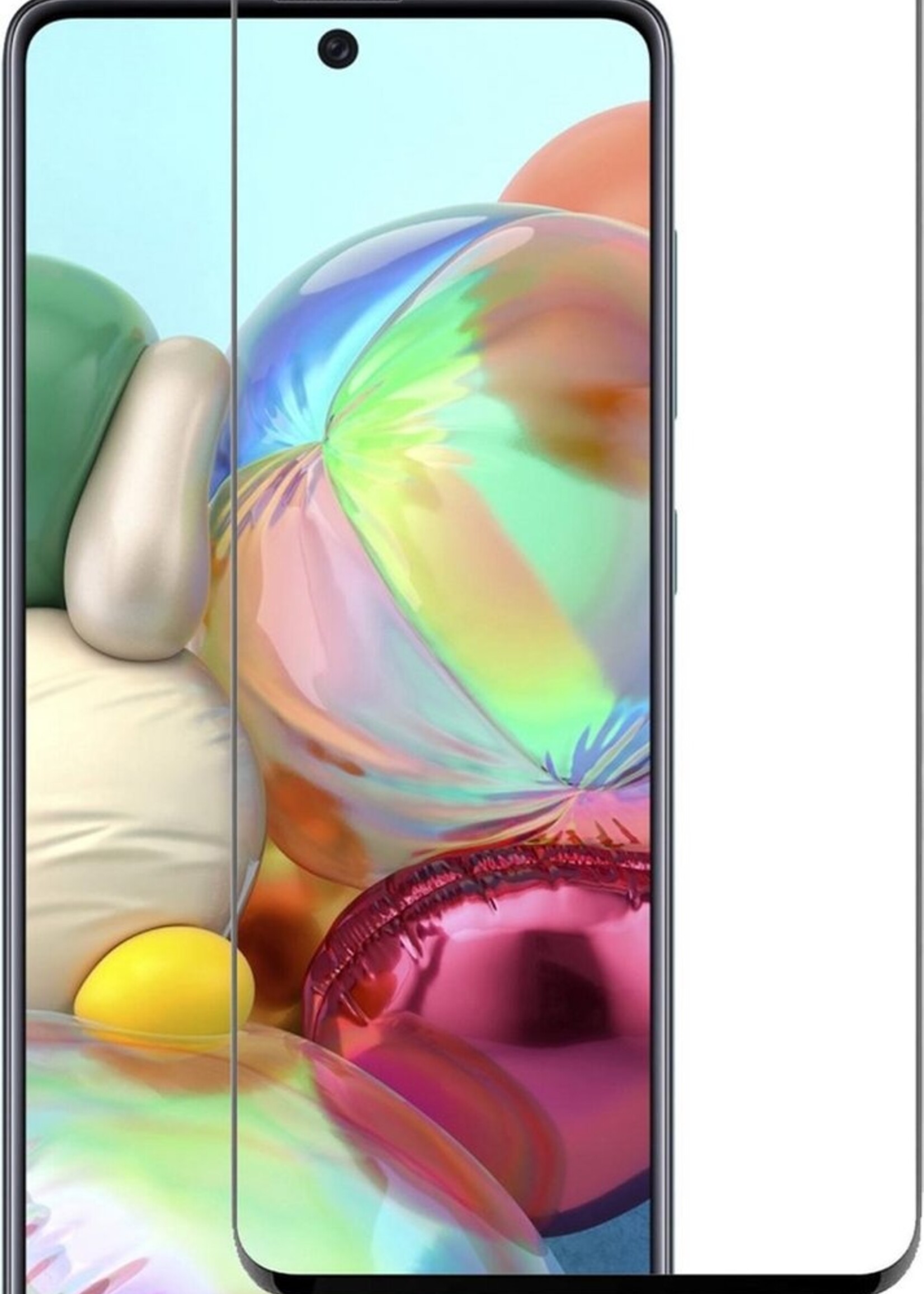 BTH Screenprotector Geschikt voor Samsung A71 Screenprotector Glas Gehard Tempered Glass Full Cover - Screenprotector Geschikt voor Samsung Galaxy A71 Screen Protector Screen Cover