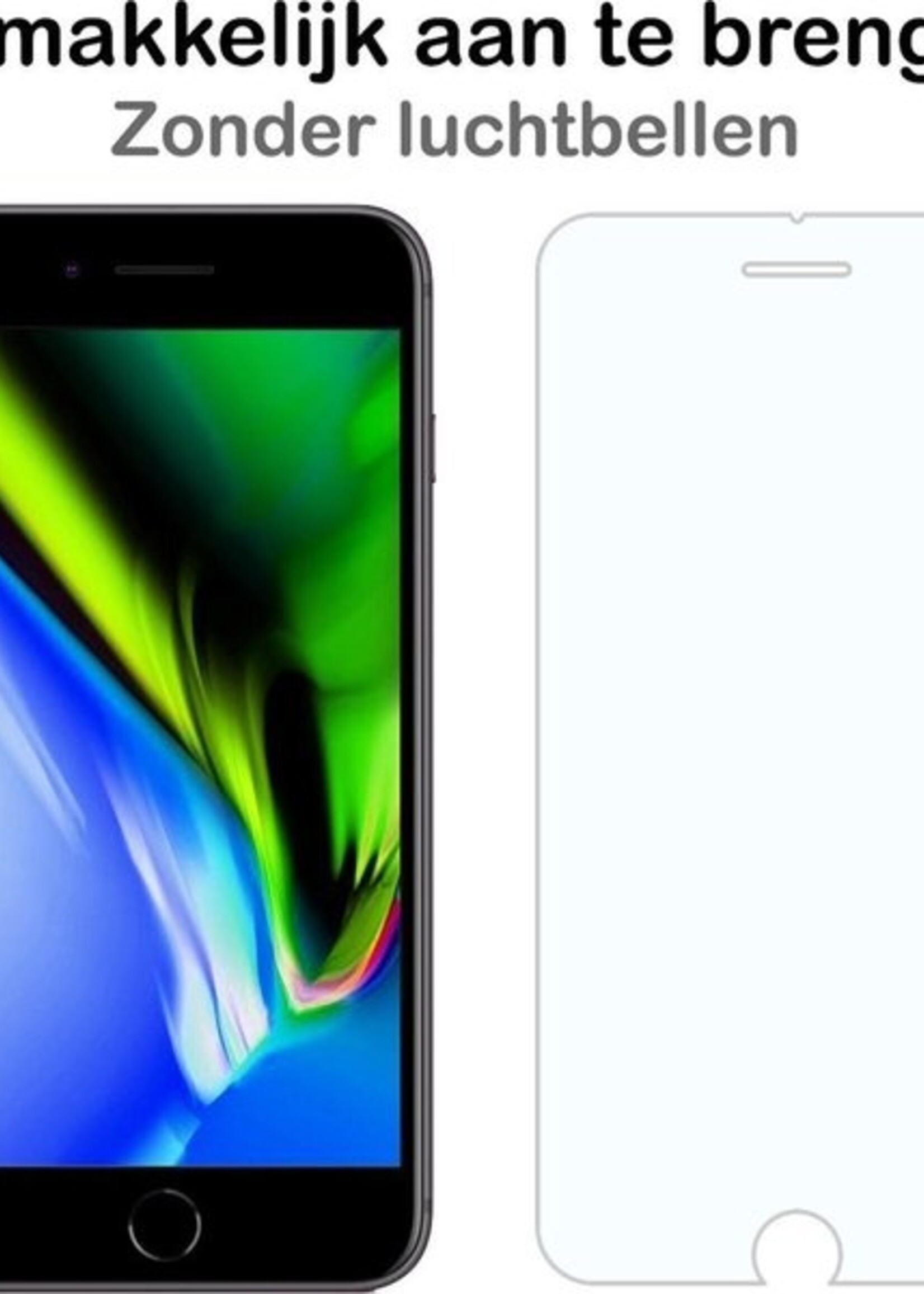 BTH Screenprotector Geschikt voor iPhone 6 Plus Screenprotector Glas Gehard Tempered Glass - Screenprotector Geschikt voor iPhone 6 Plus Screen Protector Screen Cover