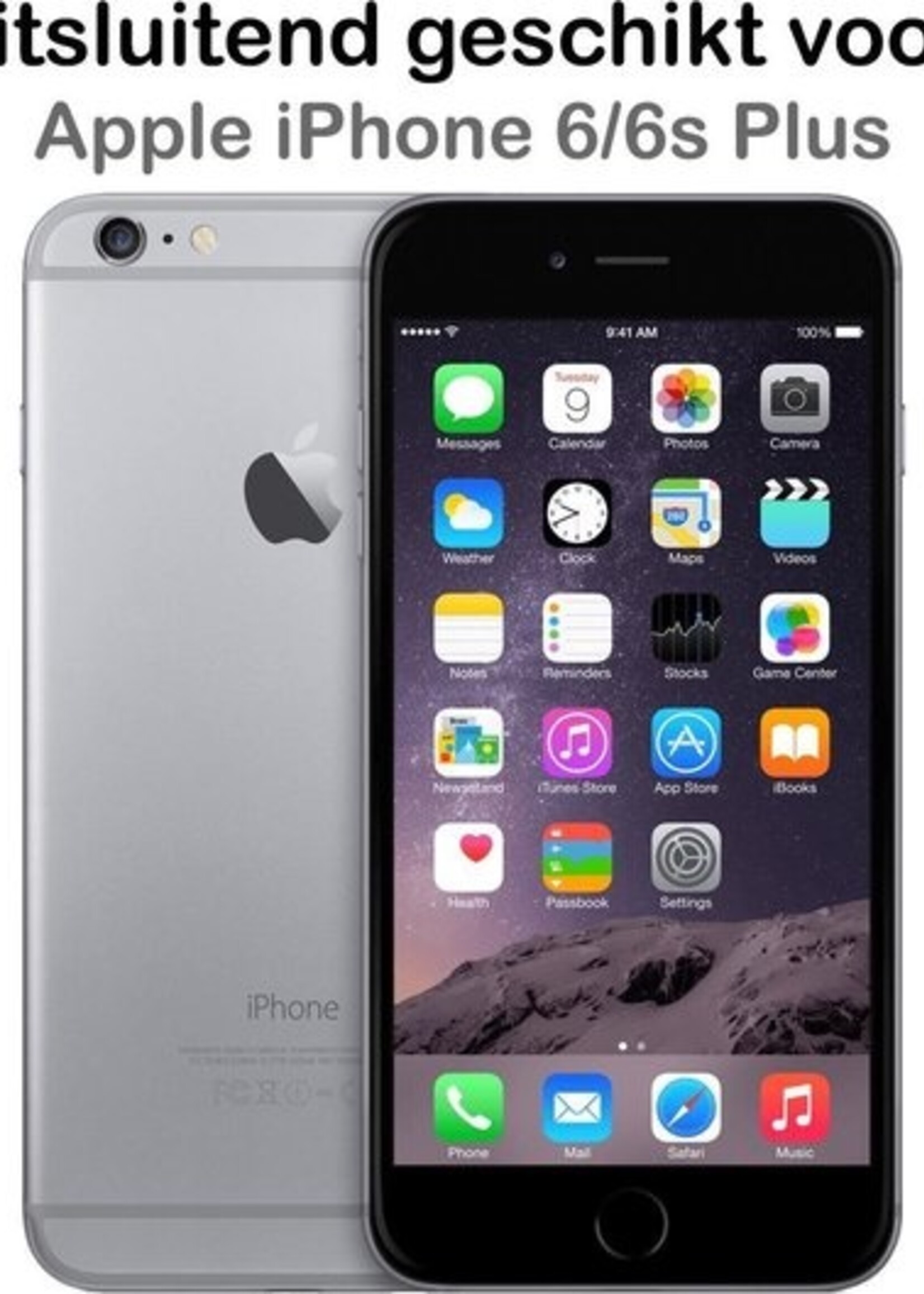 BTH Screenprotector Geschikt voor iPhone 6/6s Plus Screenprotector Glas Gehard Tempered Glass - Screenprotector Geschikt voor iPhone 6/6s Plus Screen Protector Screen Cover