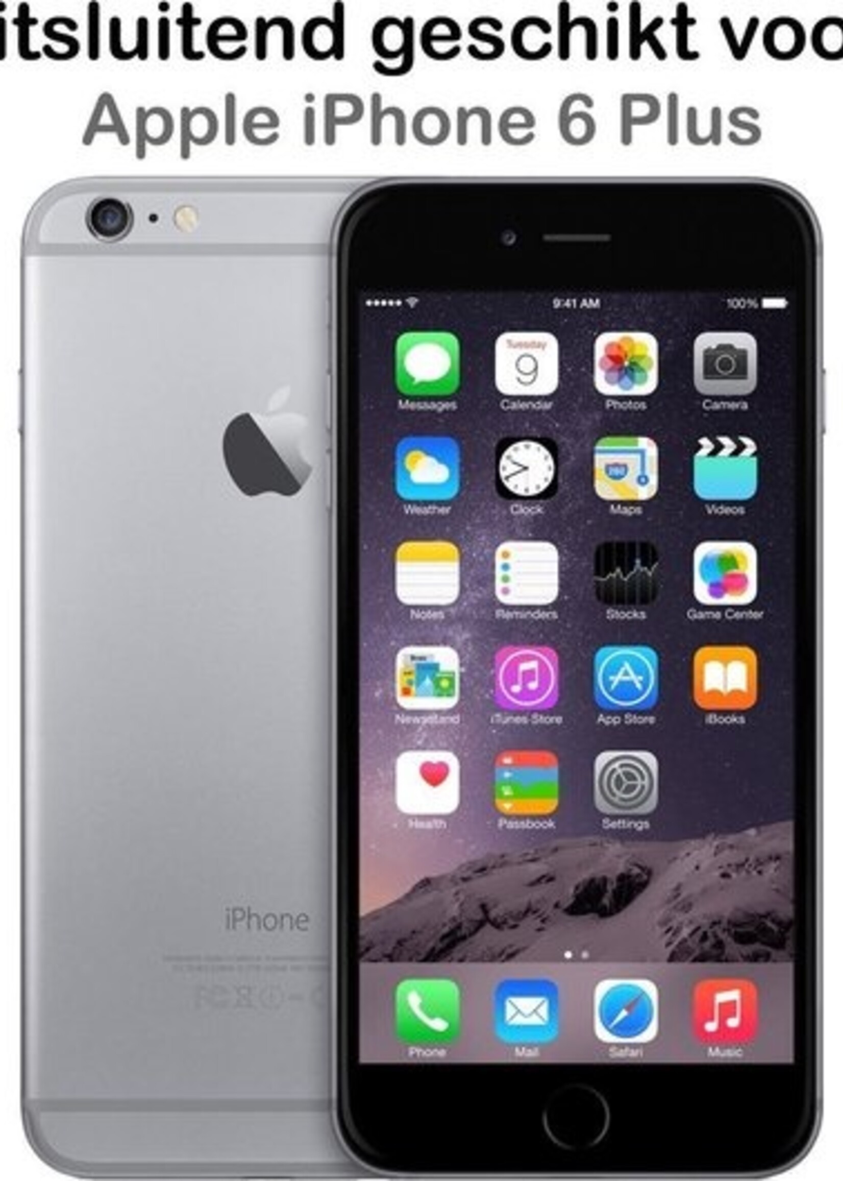 BTH Screenprotector Geschikt voor iPhone 6 Plus Screenprotector Glas Gehard Tempered Glass - Screenprotector Geschikt voor iPhone 6 Plus Screen Protector Screen Cover - 2 PACK