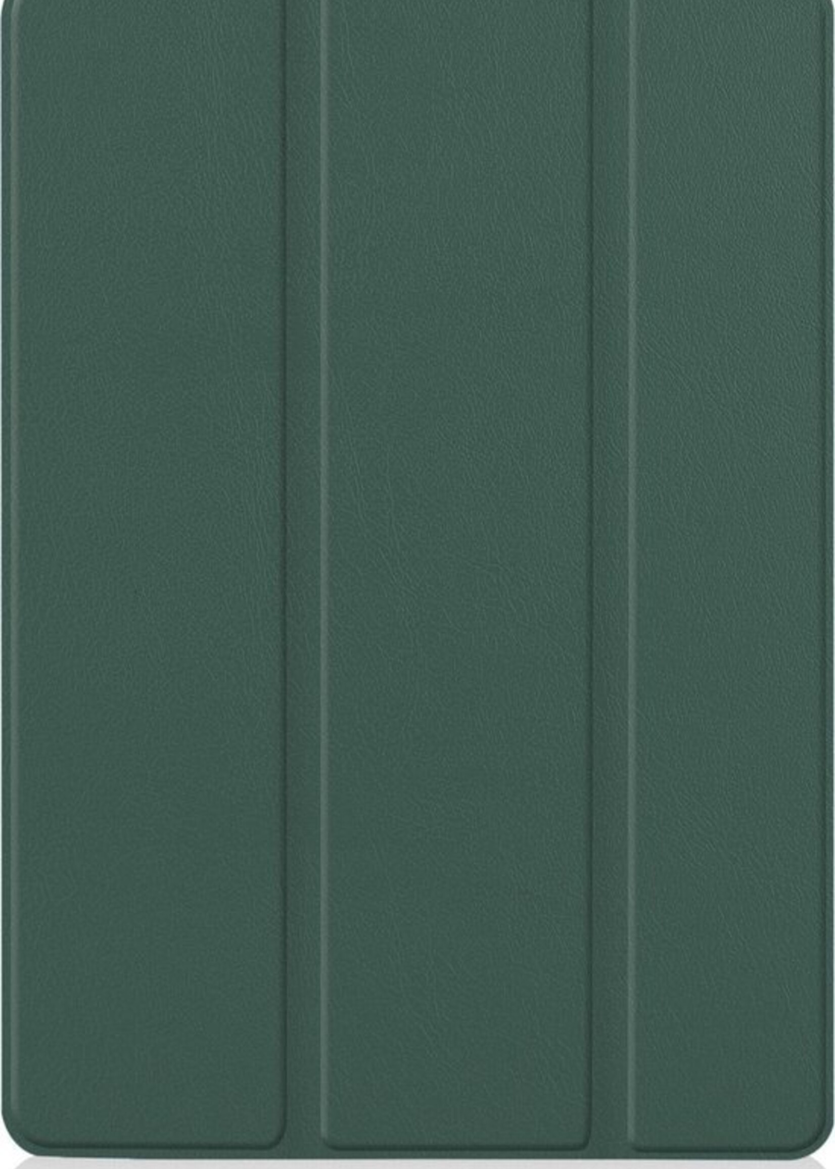 BTH Hoes Geschikt voor iPad 10.2 2019 Hoes Book Case Hoesje Trifold Cover - Hoesje Geschikt voor iPad 7 Hoesje Bookcase - Groen