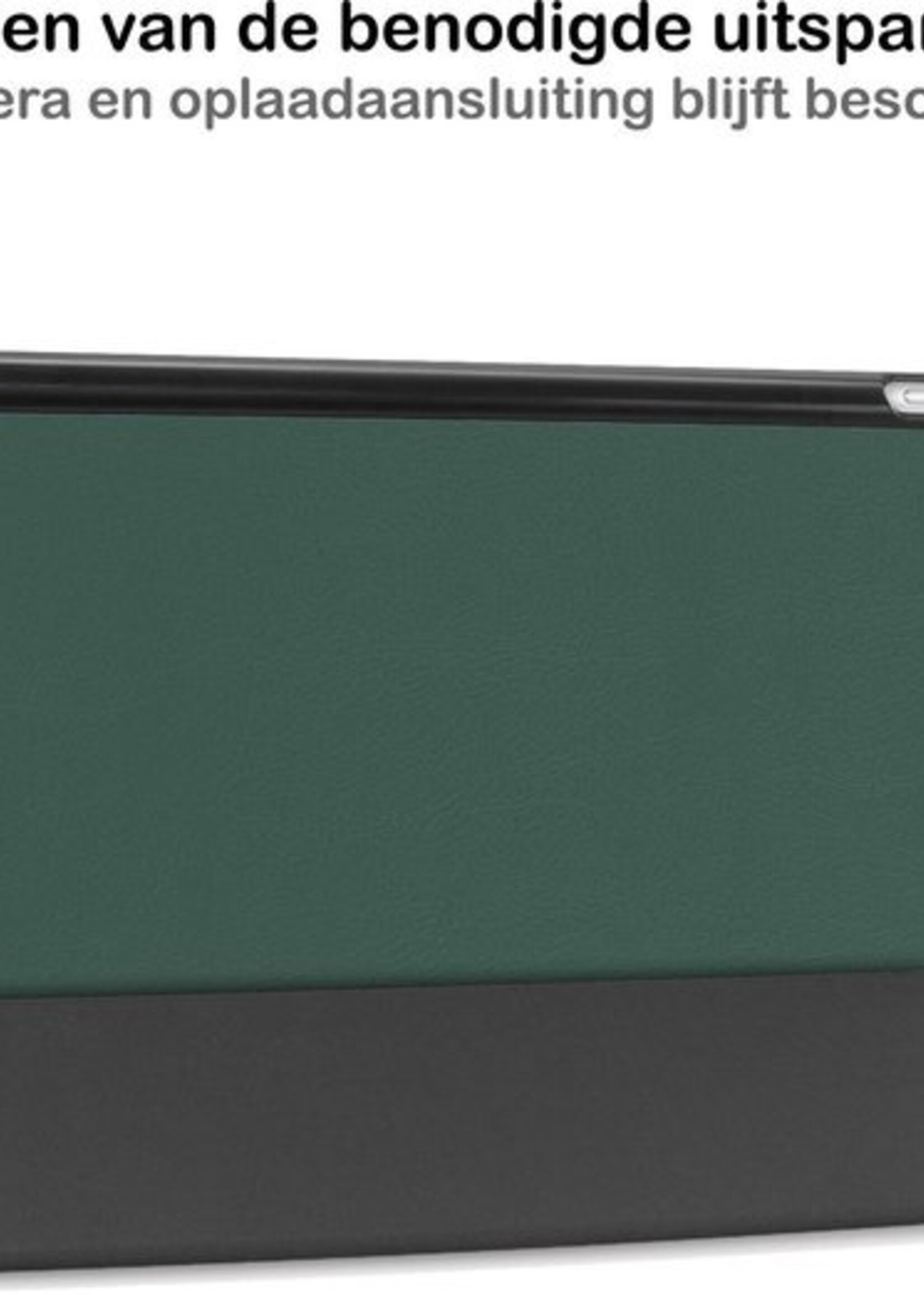 BTH Hoes Geschikt voor iPad 10.2 2019 Hoes Book Case Hoesje Trifold Cover - Hoesje Geschikt voor iPad 7 Hoesje Bookcase - Groen