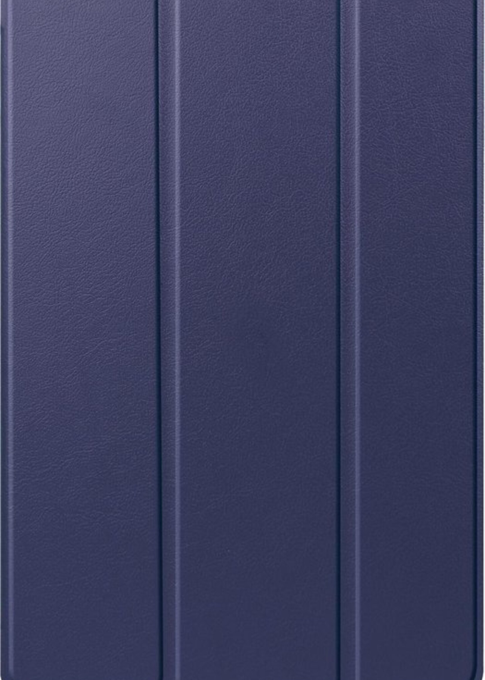 BTH Hoes Geschikt voor Samsung Galaxy Tab A7 Hoes Book Case Hoesje Trifold Cover - Hoesje Geschikt voor Samsung Tab A7 Hoesje Bookcase - Blauw