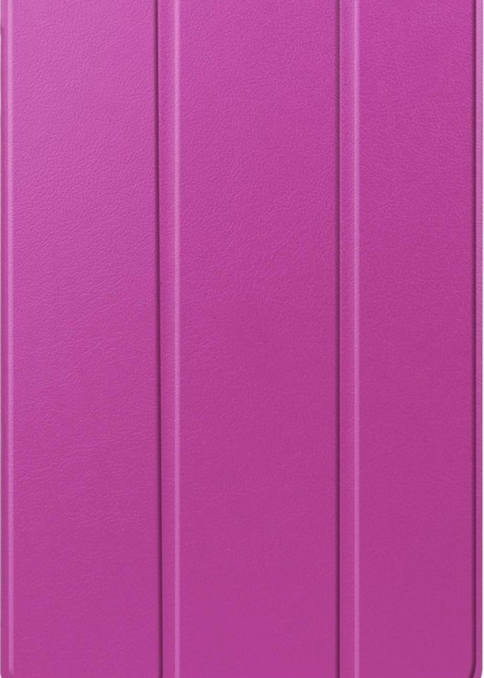 BTH Hoes Geschikt voor Samsung Galaxy Tab A7 Hoes Book Case Hoesje Trifold Cover - Hoesje Geschikt voor Samsung Tab A7 Hoesje Bookcase - Paars