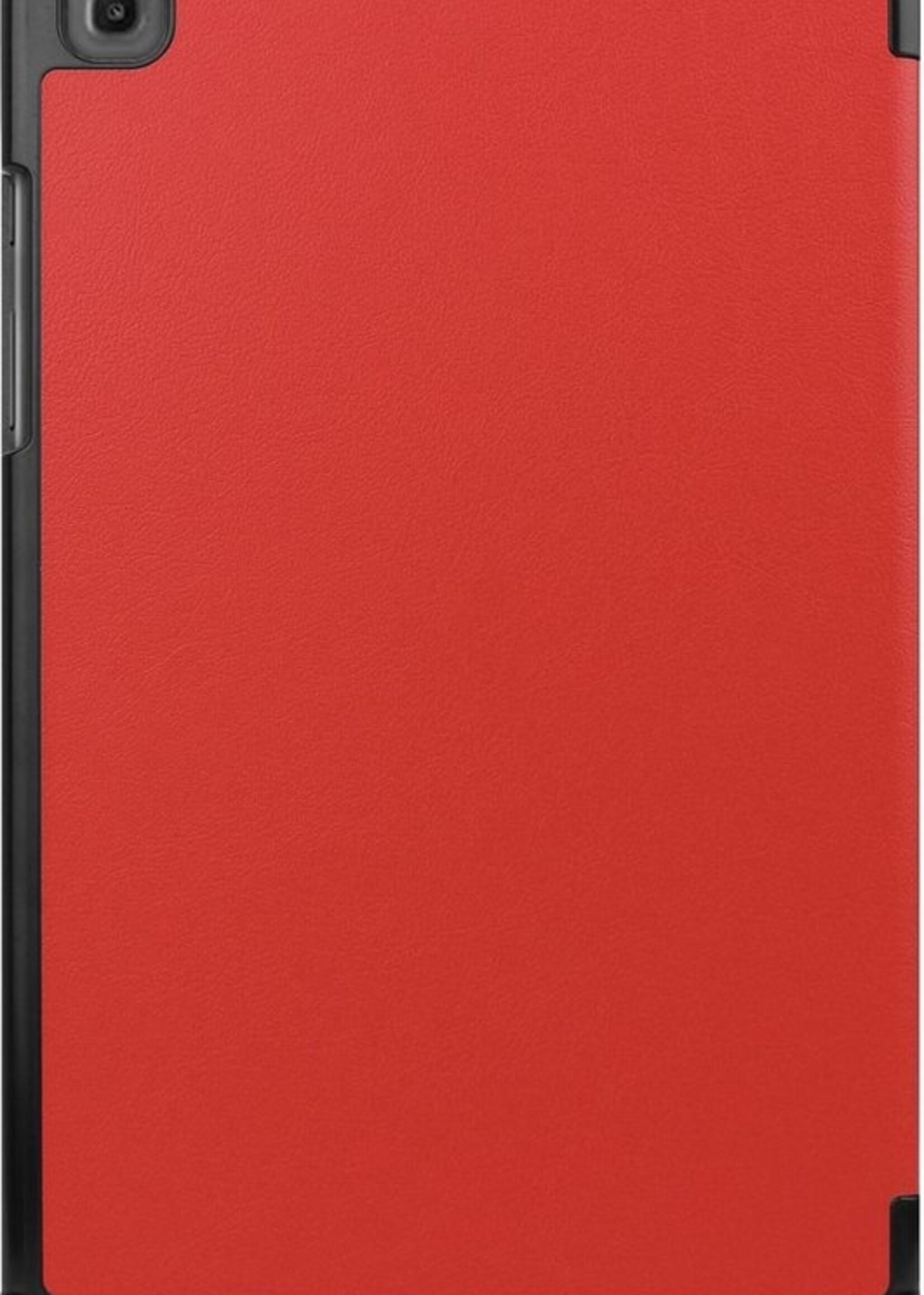 BTH Hoes Geschikt voor Samsung Galaxy Tab A7 Hoes Book Case Hoesje Trifold Cover - Hoesje Geschikt voor Samsung Tab A7 Hoesje Bookcase - Rood