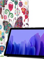 BTH BTH Samsung Galaxy Tab A7 2020 Hoesje - Vlinders