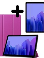 BTH BTH Samsung Galaxy Tab A7 2020 Hoesje met screenprotector - Paars