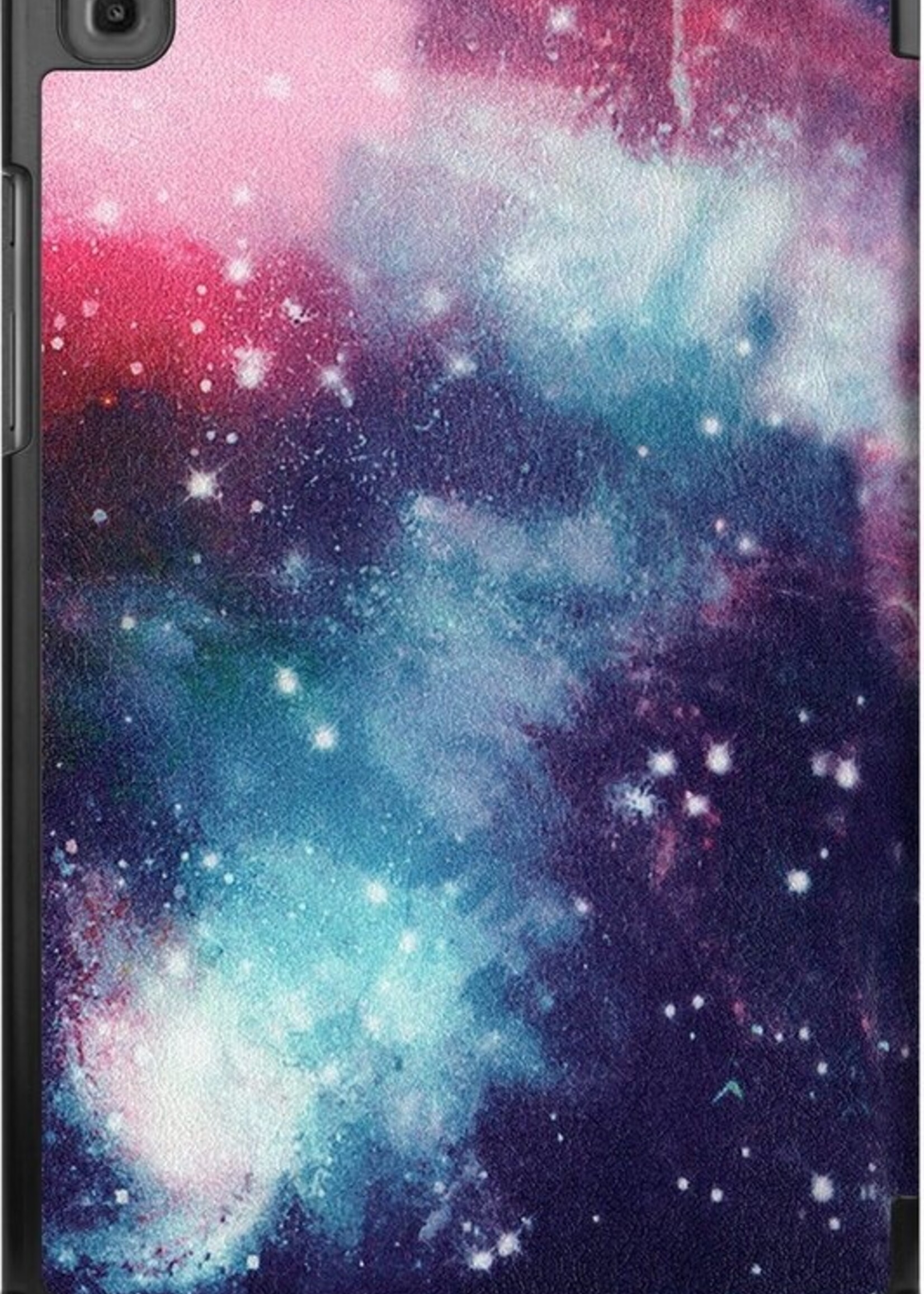 BTH Hoes Geschikt voor Samsung Galaxy Tab A7 Hoes Book Case Hoesje Trifold Cover Met Screenprotector - Hoesje Geschikt voor Samsung Tab A7 Hoesje Bookcase - Galaxy