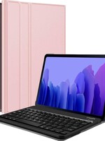 BTH BTH Samsung Galaxy Tab A A7 2020 Toetsenbord Hoes Keyboard Cover - Rose Goud