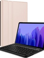 BTH BTH Samsung Galaxy Tab A A7 2020 Toetsenbord Hoes Keyboard Cover - Goud