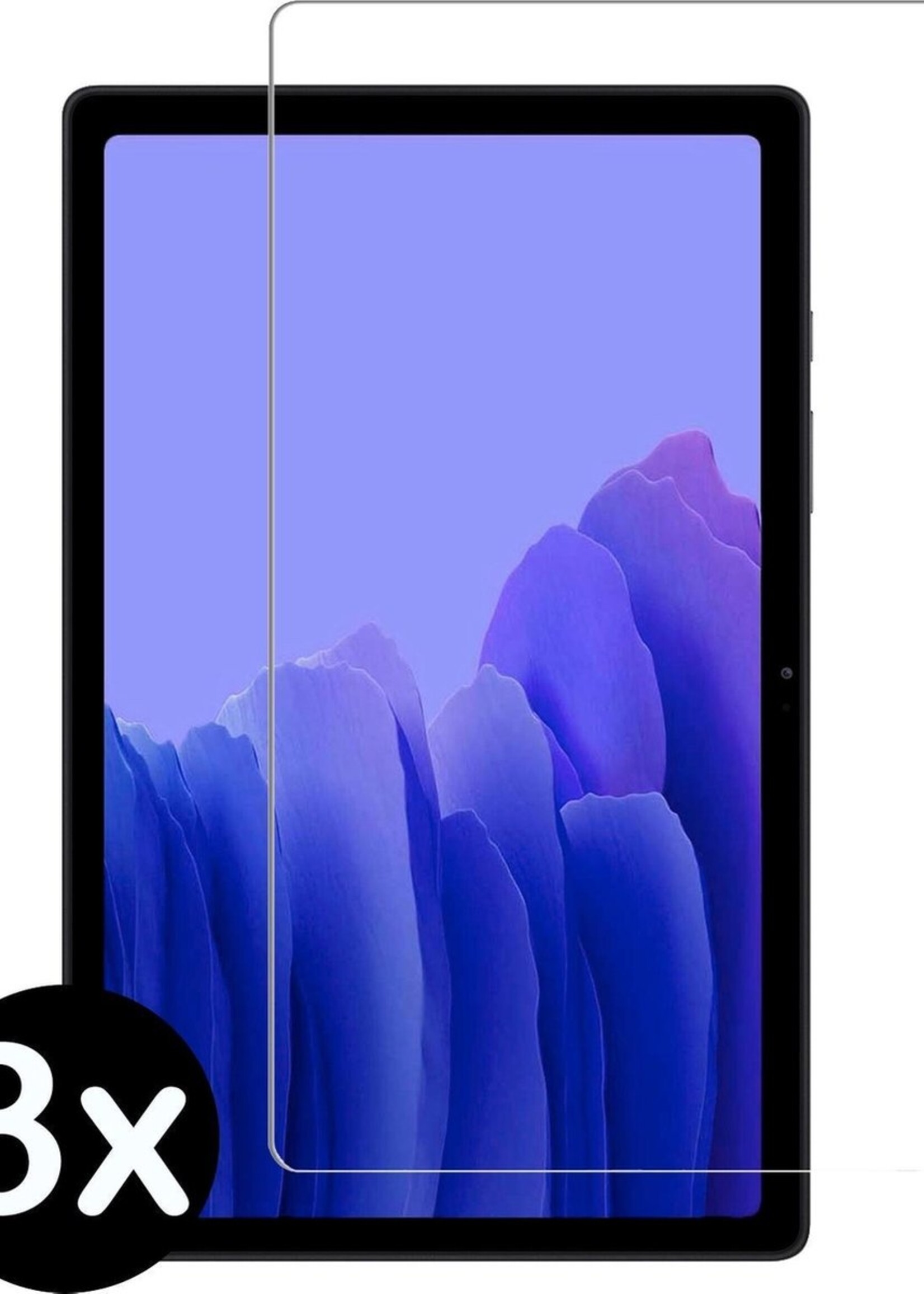 BTH Screenprotector Geschikt voor Samsung Galaxy Tab A7 Screenprotector Tempered Glass Screen Protector Gehard Glas - Screenprotector Geschikt voor Samsung Tab A7 Screenprotector Glas - 3 PACK