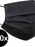 BTH BTH Wegwerp Mondkapje Zwart Niet-medisch - 250 PACK
