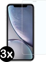 BTH BTH iPhone XR Screenprotector Gehard Glas Volledig - 3 PACK