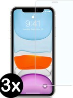 BTH BTH iPhone XR/11 Screenprotector Gehard Glas Volledig - 3 PACK