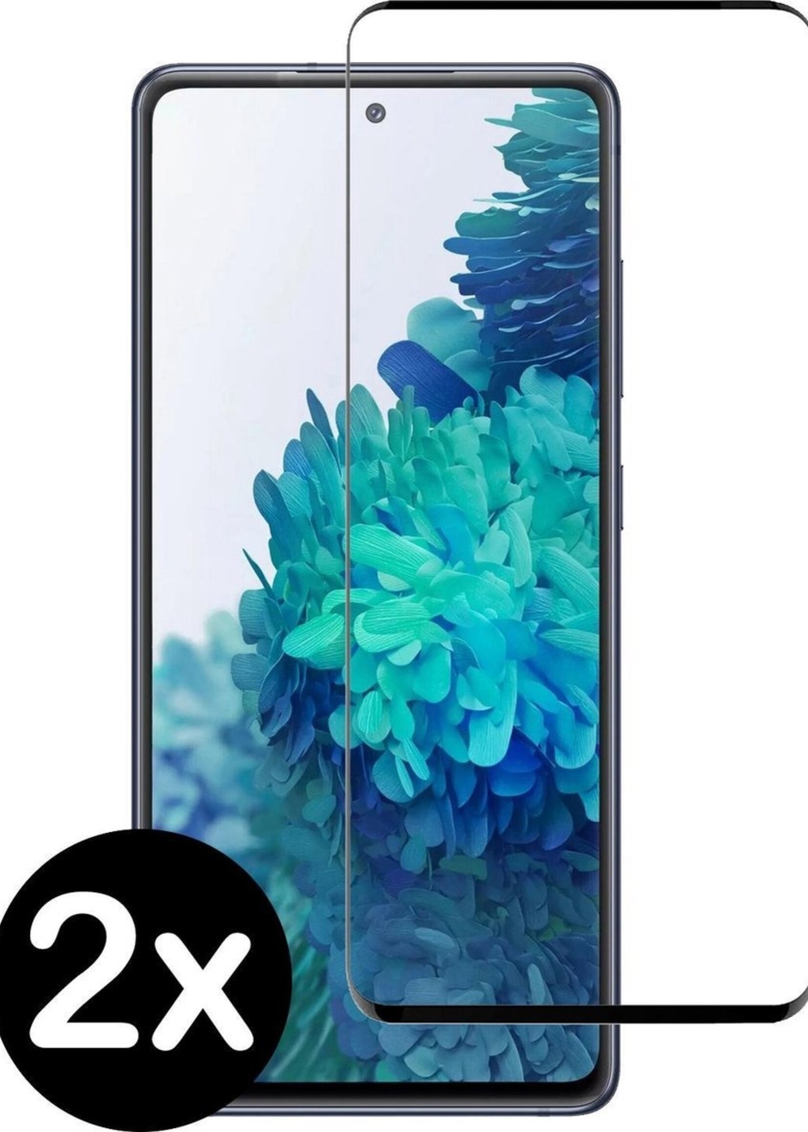 BTH Screenprotector Geschikt voor Samsung S20 FE Screenprotector Glas Gehard Tempered Glass Full Cover - Screenprotector Geschikt voor Samsung Galaxy S20 FE Screen Protector Screen Cover - 2 PACK
