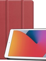BTH BTH iPad 10.2 (2020) Hoesje - Donker Rood
