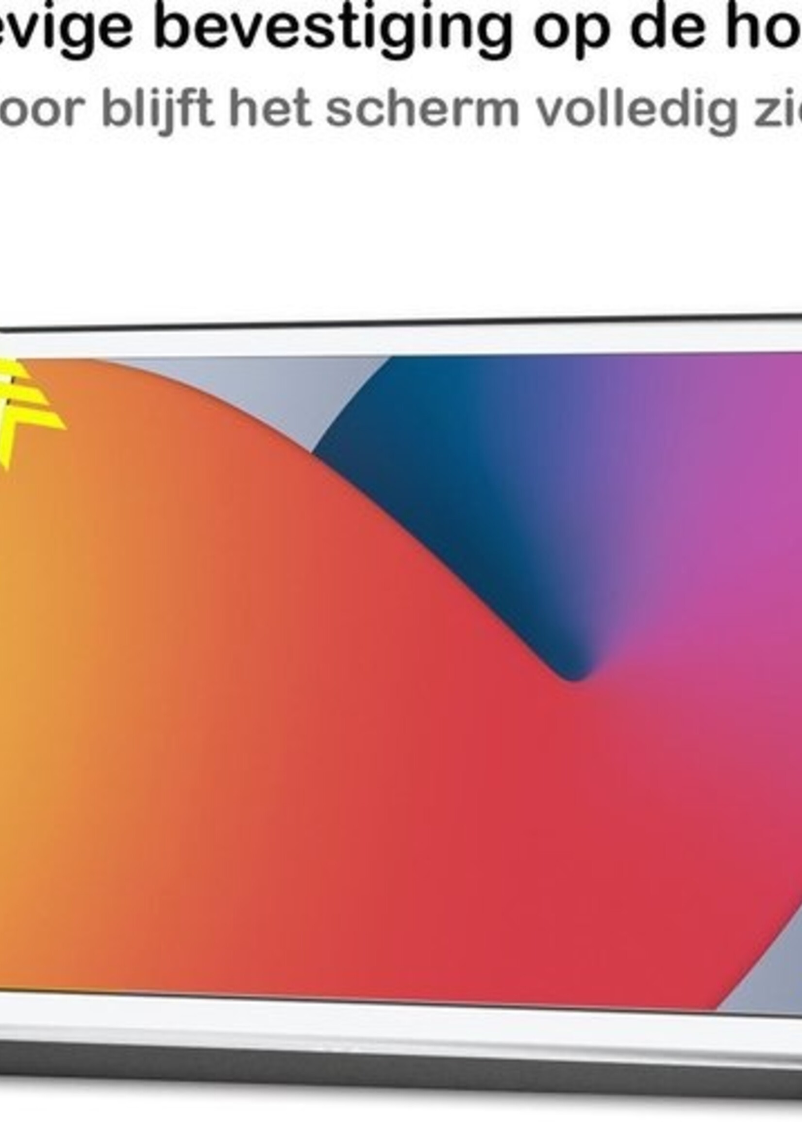 BTH Hoes Geschikt voor iPad 10.2 2020 Hoes Book Case Hoesje Trifold Cover - Hoesje Geschikt voor iPad 8 Hoesje Bookcase - Goud