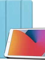 BTH BTH iPad 10.2 (2020) Hoesje - Licht Blauw