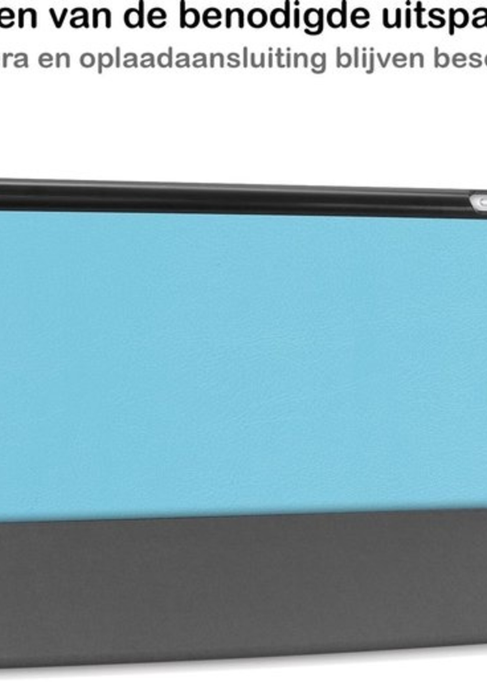 BTH Hoes Geschikt voor iPad 10.2 2020 Hoes Book Case Hoesje Trifold Cover - Hoesje Geschikt voor iPad 8 Hoesje Bookcase - Blauw