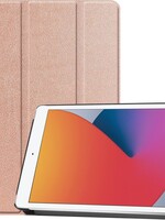 BTH BTH iPad 10.2 (2020) Hoesje - Rose Goud
