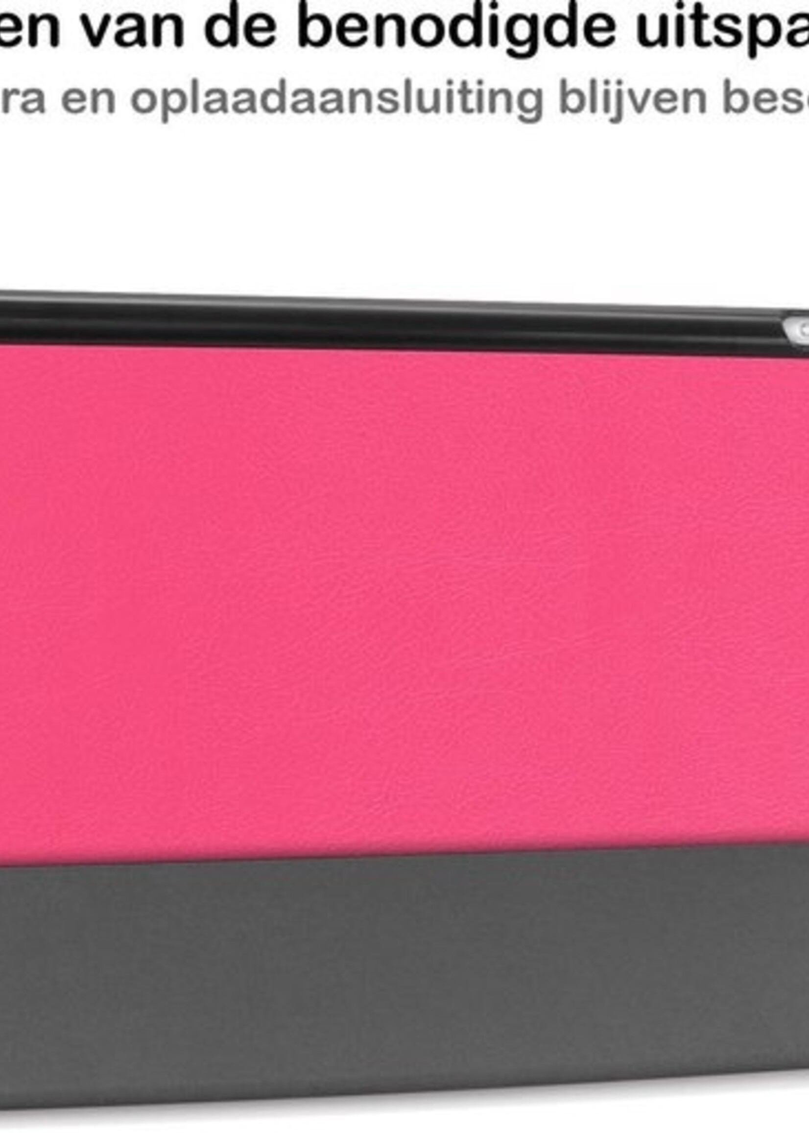 BTH Hoes Geschikt voor iPad 10.2 2020 Hoes Book Case Hoesje Trifold Cover - Hoesje Geschikt voor iPad 8 Hoesje Bookcase - Roze