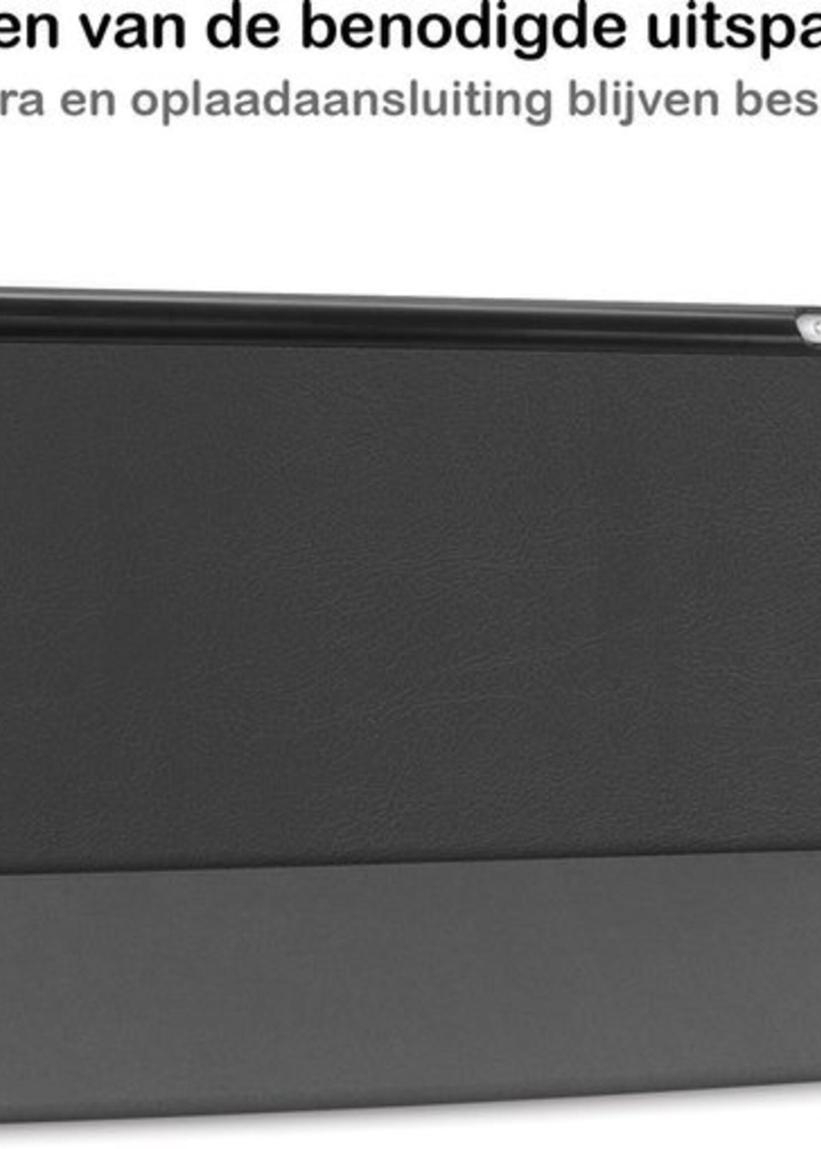BTH Hoes Geschikt voor iPad 10.2 2020 Hoes Book Case Hoesje Trifold Cover - Hoesje Geschikt voor iPad 8 Hoesje Bookcase - Zwart