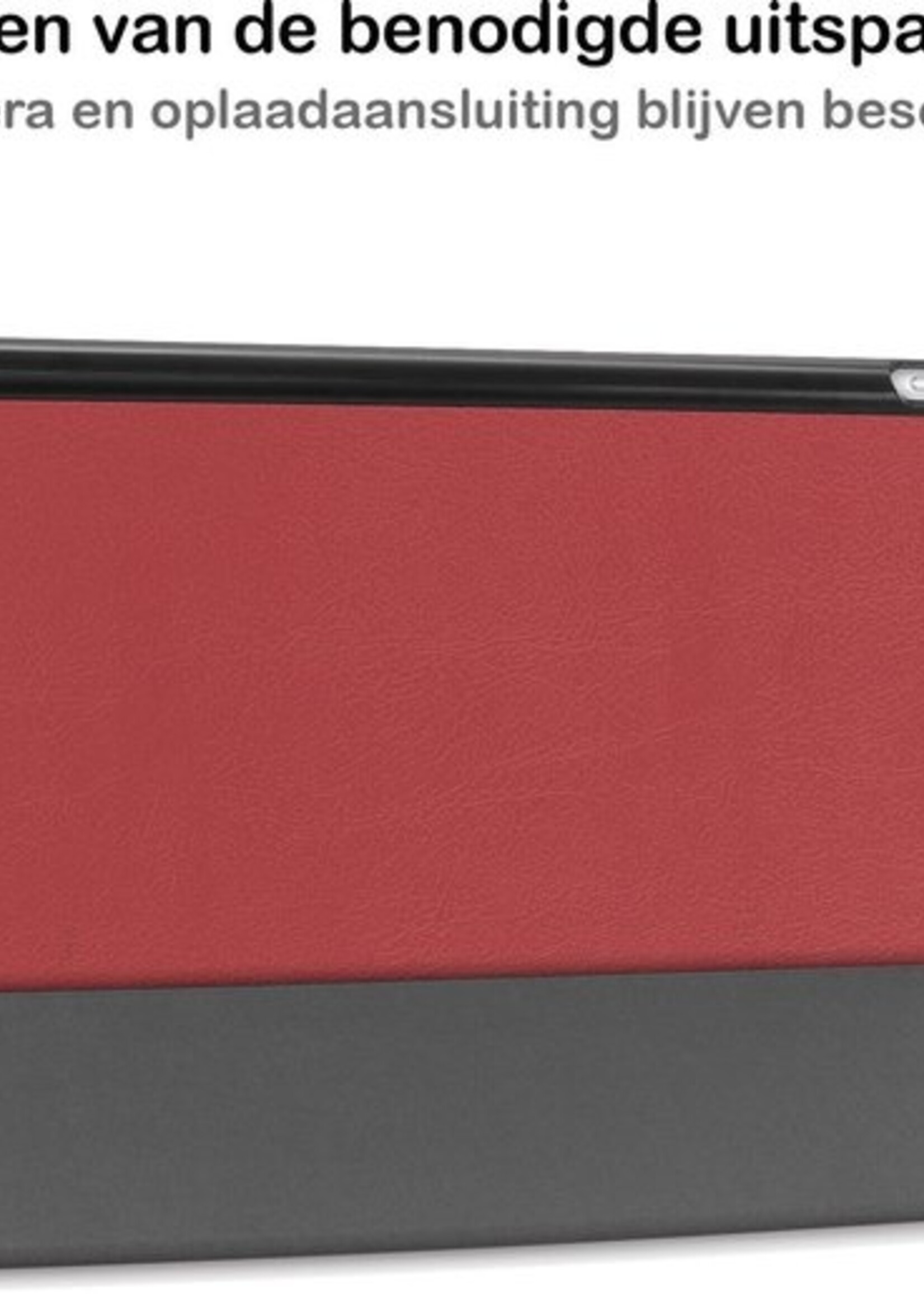 BTH Hoes Geschikt voor iPad 10.2 2020 Hoes Book Case Hoesje Trifold Cover Met Screenprotector - Hoesje Geschikt voor iPad 8 Hoesje Bookcase - Donkerrood