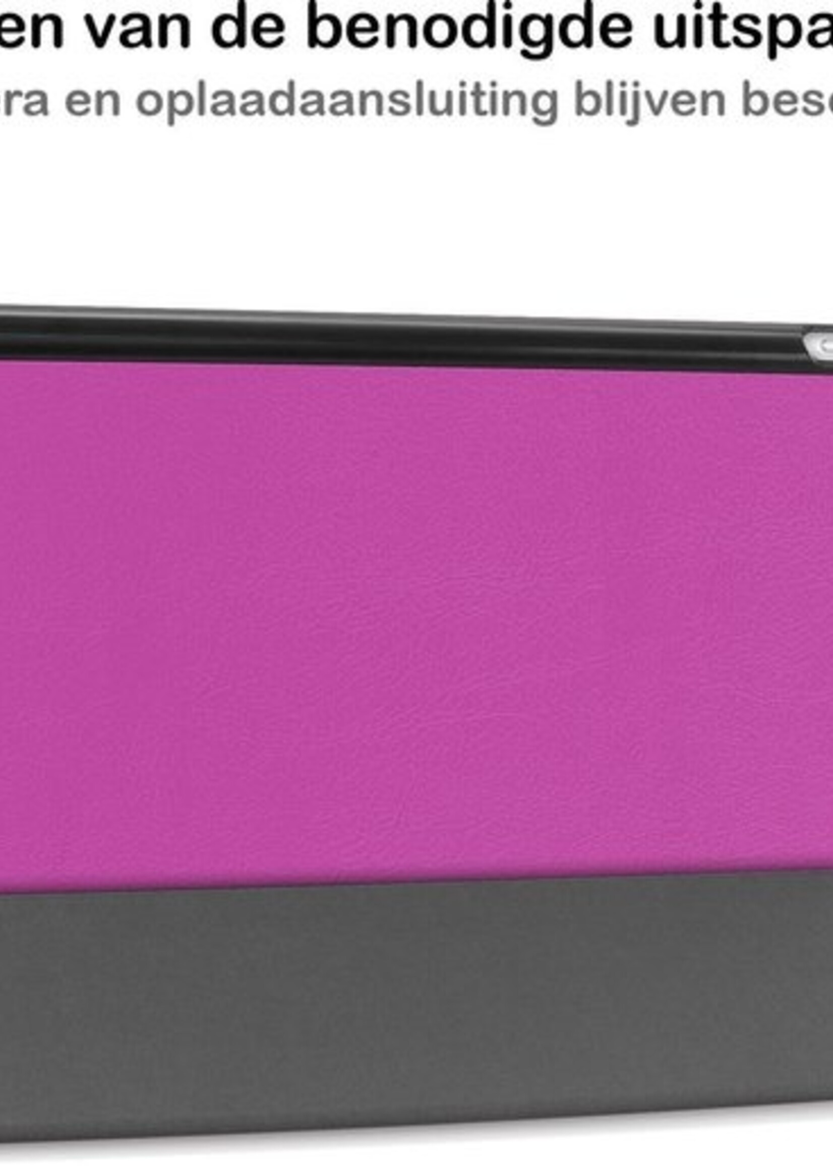 BTH Hoes Geschikt voor iPad 10.2 2020 Hoes Book Case Hoesje Trifold Cover Met Screenprotector - Hoesje Geschikt voor iPad 8 Hoesje Bookcase - Paars