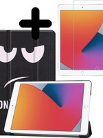 BTH BTH iPad 10.2 (2020) Hoesje met screenprotector - Don't Touch Me