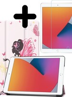 BTH BTH iPad 10.2 (2019/2020) Hoesje met screenprotector - Elfje