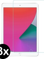 BTH BTH iPad 10.2 2019/2020 Screenprotector Tempered Glass Gehard Cover - 3 PACK