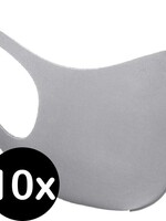 BTH BTH Wasbaar mondmasker - Grijs - 10 PACK