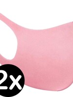 BTH BTH Wasbaar mondmasker - Roze - 2 PACK