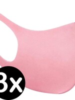 BTH BTH Wasbaar mondmasker - Roze - 3 PACK