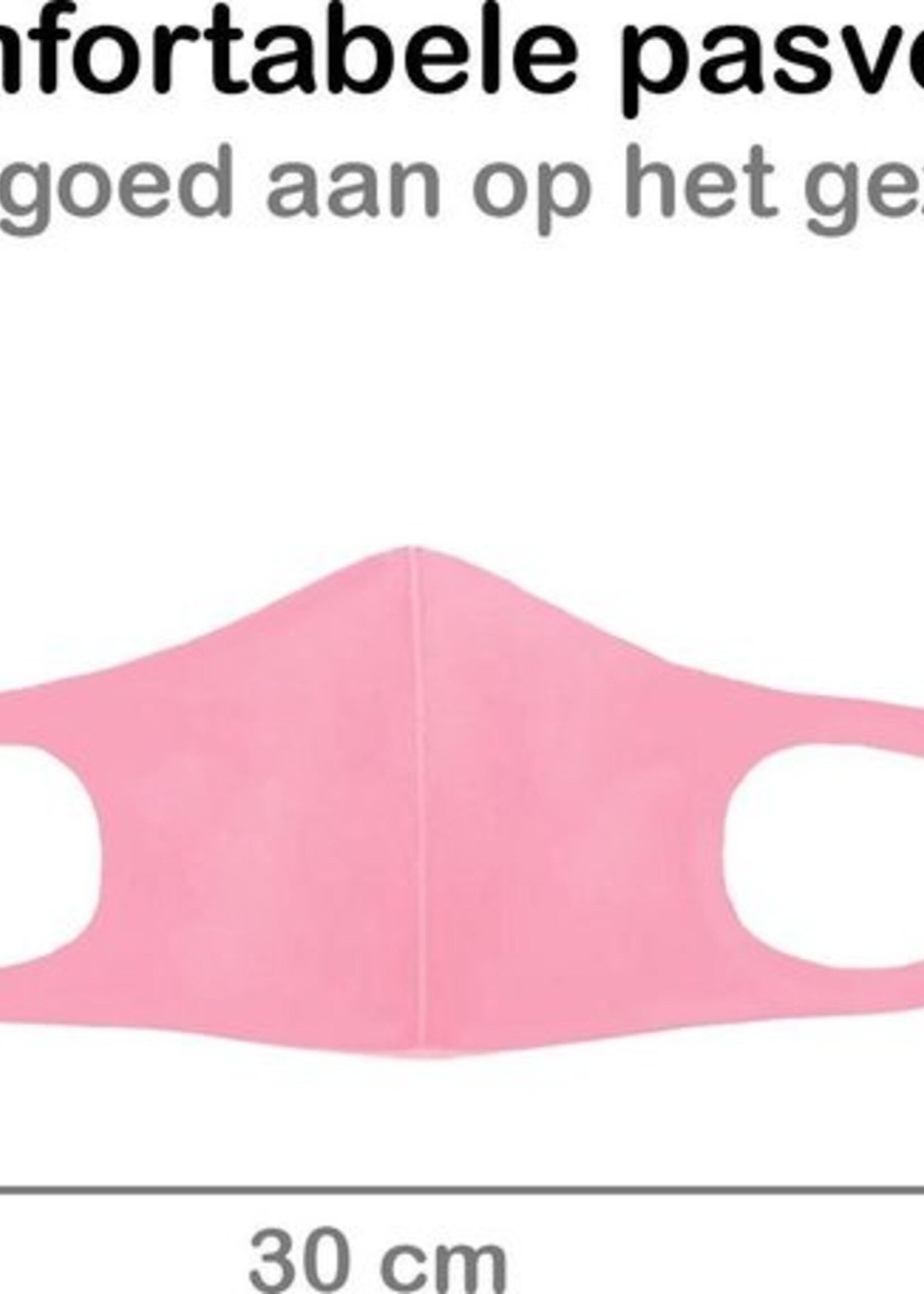 BTH Mondkapje Wasbaar Roze Mondmasker Wasbaar Mondkapje Wasbare Mondkapjes Niet Medisch Elastisch Universeel - 4 PACK