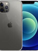 BTH BTH iPhone 12 Pro Hoesje Siliconen Case - Transparant
