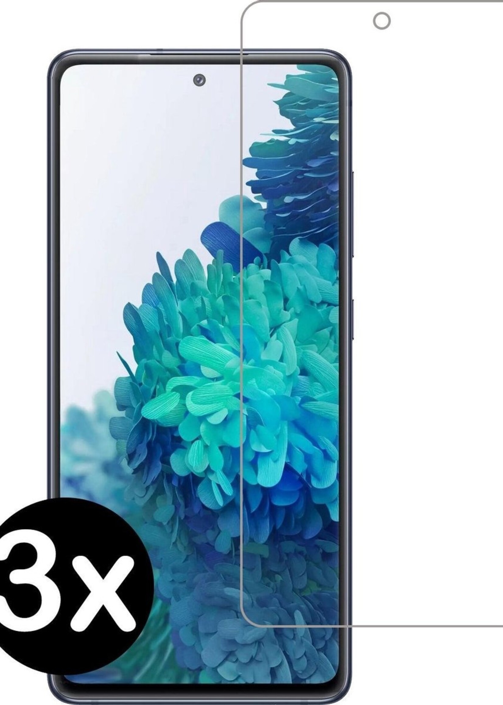 BTH Screenprotector Geschikt voor Samsung S20 FE Screenprotector Glas Gehard Tempered Glass - Screenprotector Geschikt voor Samsung Galaxy S20 FE Screen Protector Screen Cover - 3 PACK