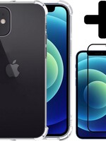 BTH BTH iPhone 12 Hoesje Shock Proof En Screenprotector Full Cover
