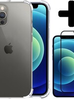 BTH BTH iPhone 12 Pro Hoesje Shock Proof En Screenprotector Full Cover