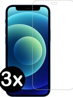 BTH BTH iPhone 12 Screenprotector met dichte notch - 3 PACK