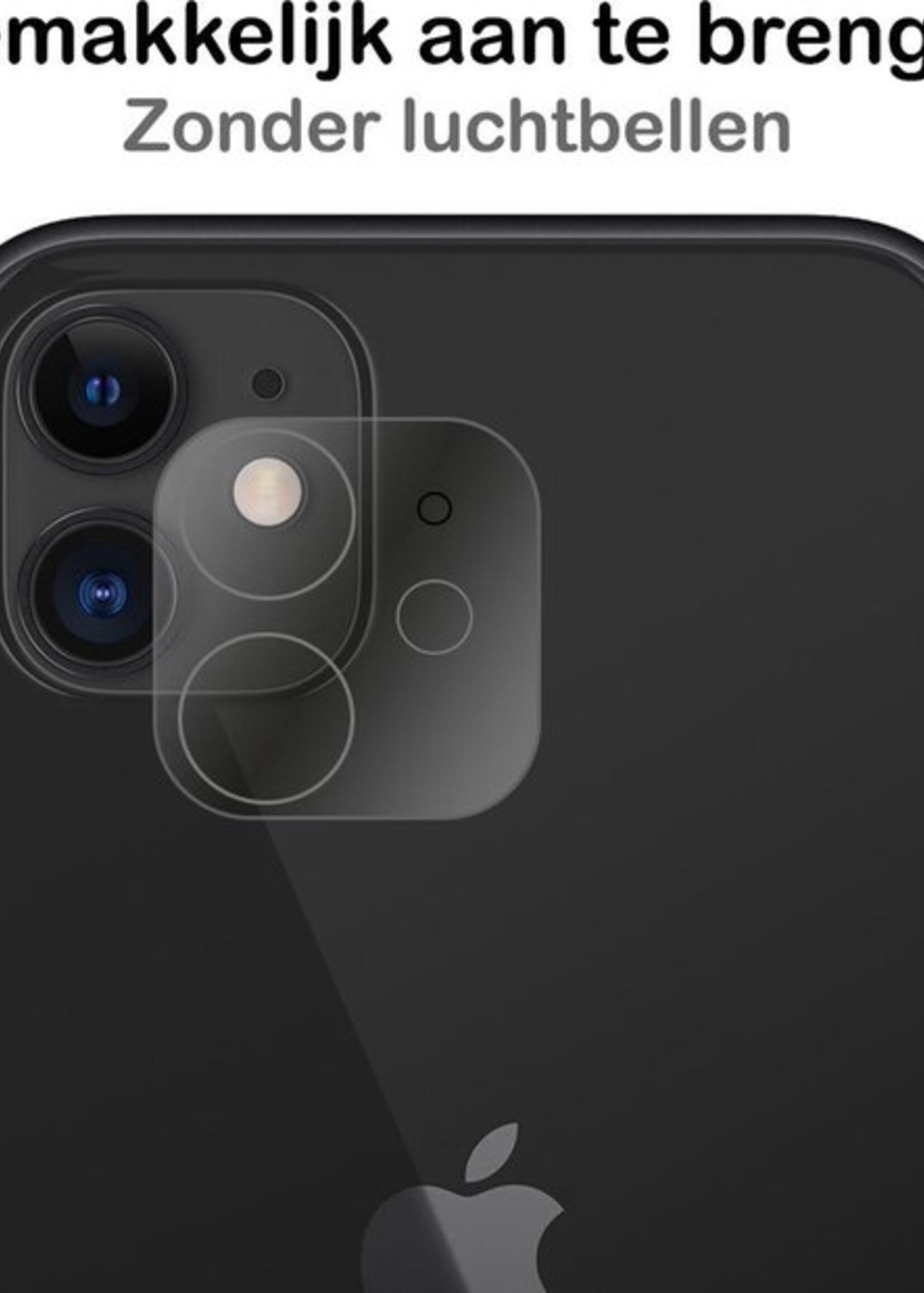 BTH Screenprotector Geschikt voor iPhone 11 Camera Lens Screenprotector Glas - Screenprotector Geschikt voor iPhone 11 Screenprotector Camera Protector Gehard Glas - 3 PACK