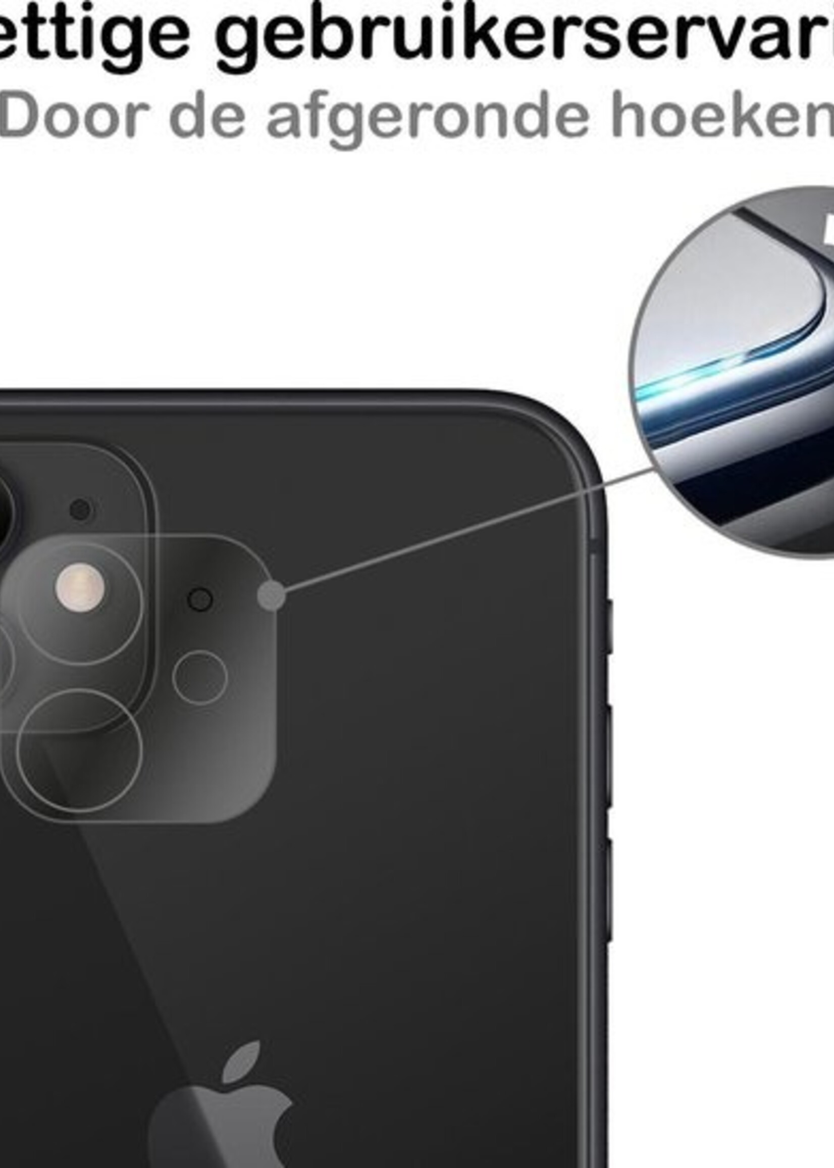 BTH Screenprotector Geschikt voor iPhone 11 Camera Lens Screenprotector Glas - Screenprotector Geschikt voor iPhone 11 Screenprotector Camera Protector Gehard Glas - 3 PACK