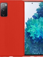 BTH BTH Samsung Galaxy S20 FE hoesje siliconen - Rood