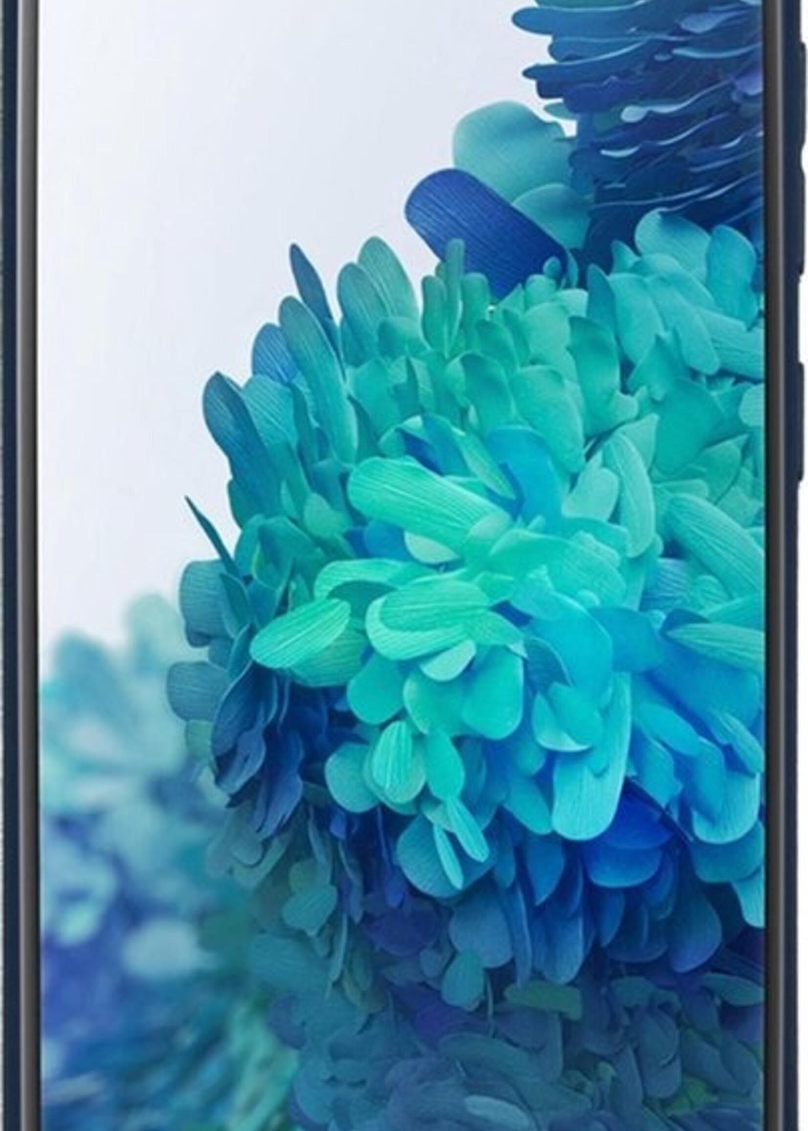 BTH Hoesje Geschikt voor Samsung S20 FE Hoesje Siliconen Case Hoes - Hoes Geschikt voor Samsung Galaxy S20 FE Hoes Cover Case - Blauw