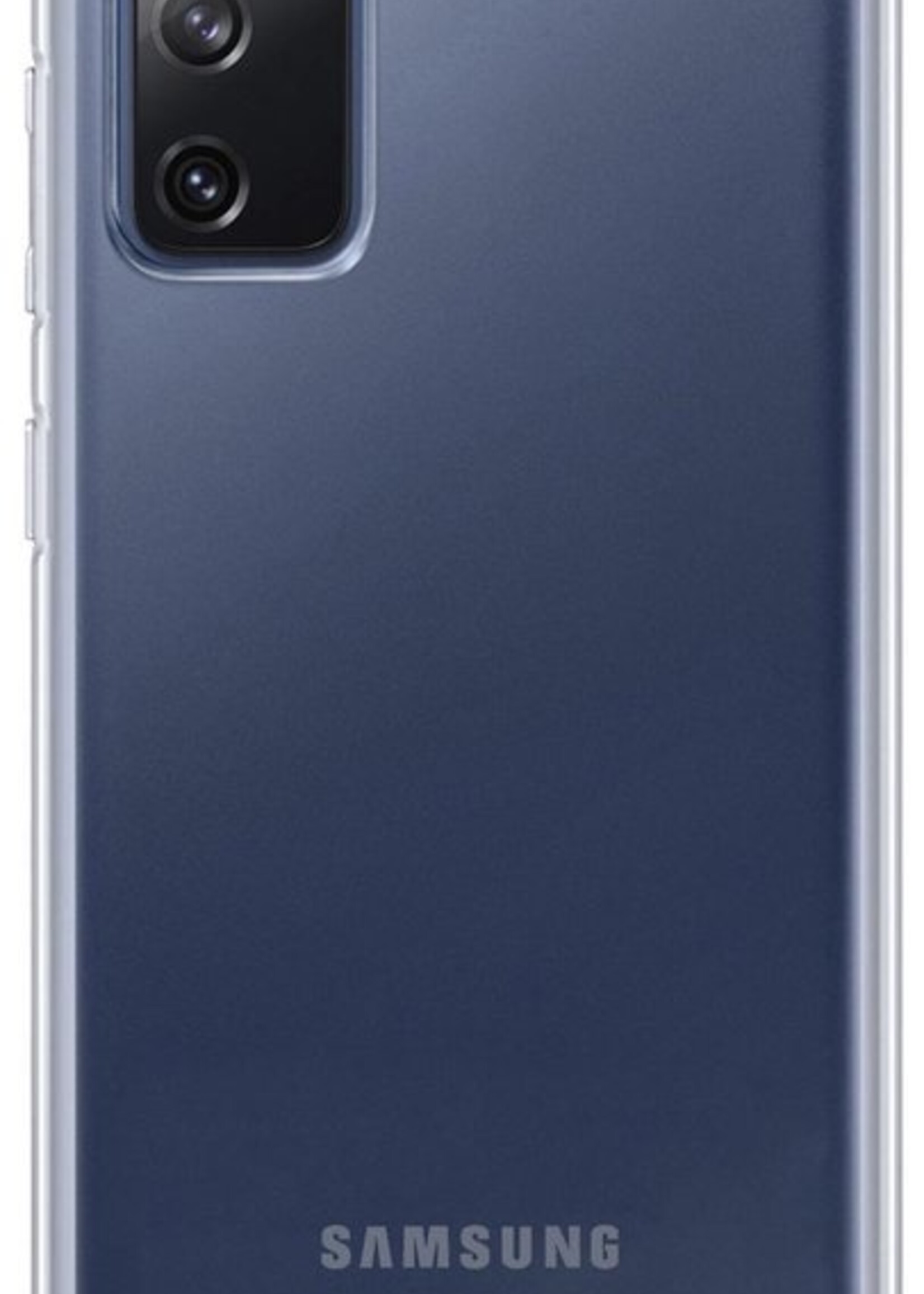 BTH Hoesje Geschikt voor Samsung S20 FE Hoesje Siliconen Shock Proof Case Hoes - Hoes Geschikt voor Samsung Galaxy S20 FE Hoes Cover Case Shockproof - Transparant - 2 PACK