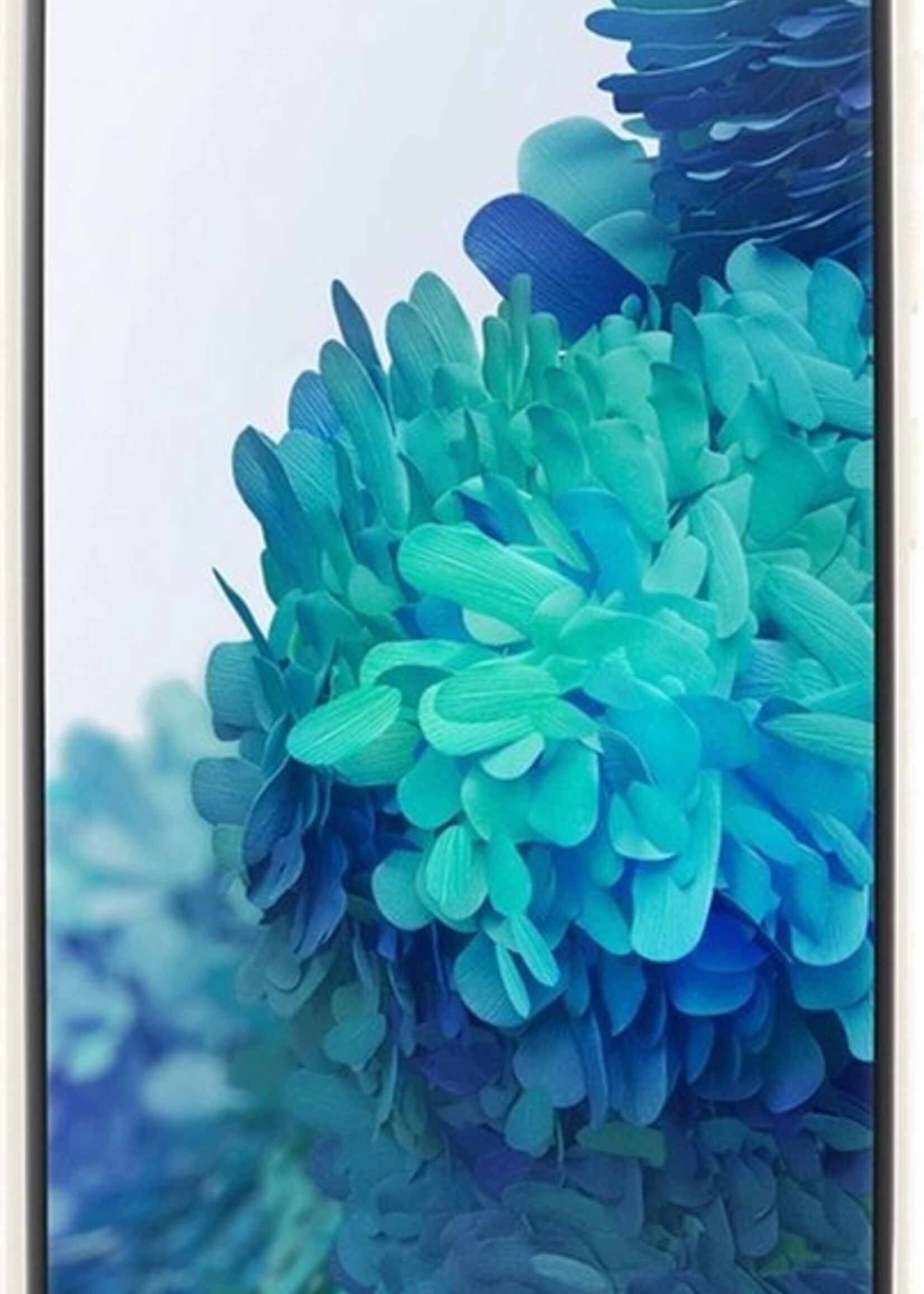 BTH Hoesje Geschikt voor Samsung S20 FE Hoesje Siliconen Case Hoes Met Screenprotector - Hoes Geschikt voor Samsung Galaxy S20 FE Hoes Cover Case - Wit