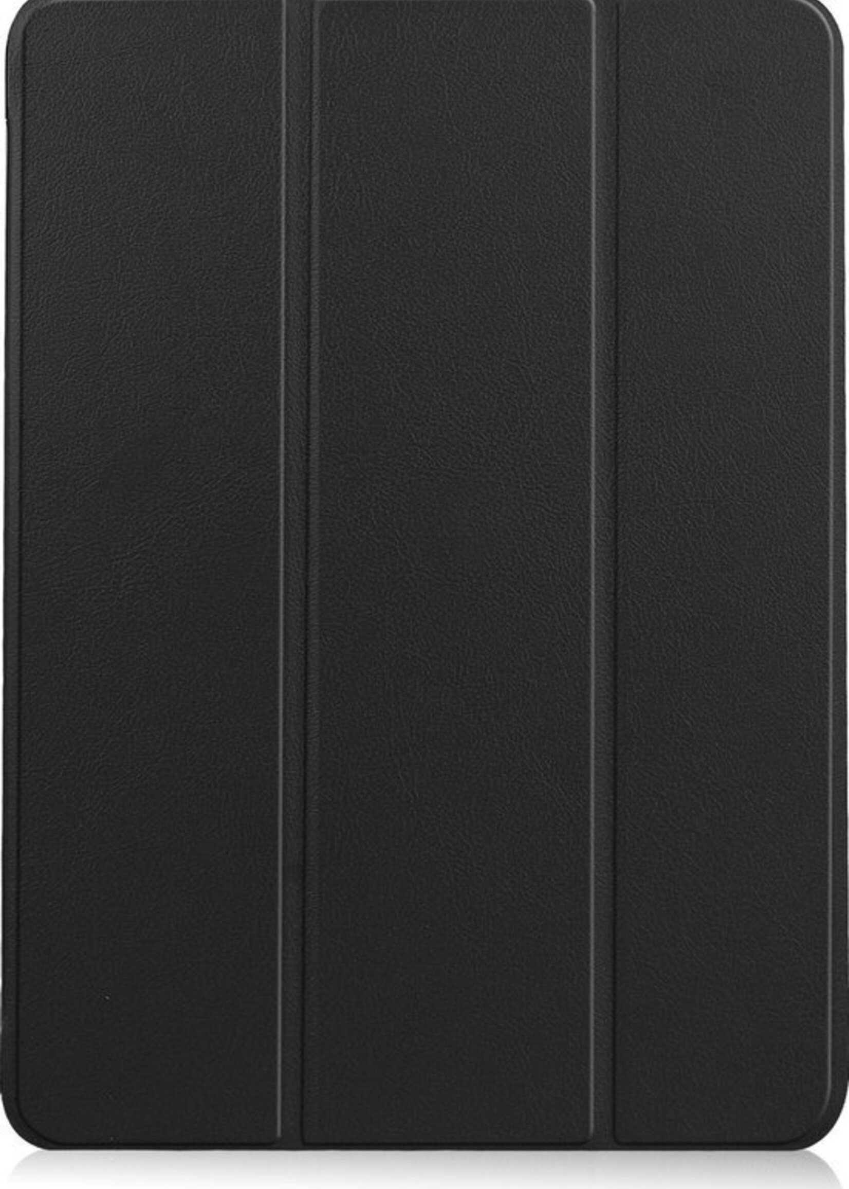 BTH Hoes Geschikt voor iPad Air 2020 Hoes Book Case Hoesje Trifold Cover - Hoesje Geschikt voor iPad Air 4 2020 Hoesje Bookcase - Zwart